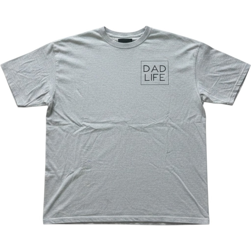 J America Dad Life Pop Top Bottle Opener Tee Mens XL Heather Grey Short Sleeve